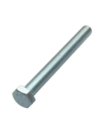 Vis métaux Tête hexagonale TH M12X90 Classe 8.8 Acier zingué