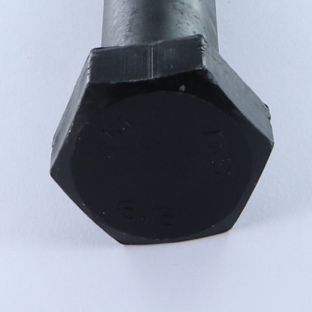 1 x Corps de boulon filetage partiel Tête hexagonale TH M12X200 Classe 8.8 Acier