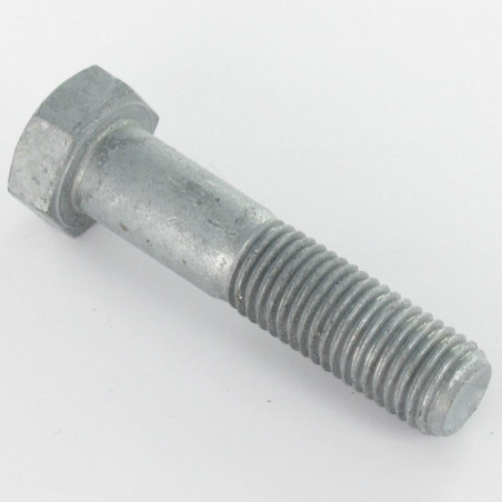 1 x Corps de boulon filetage partiel Tête hexagonale TH M12X40 Classe 8.8 Forte tenue à la corrosion Acier galvanisé à