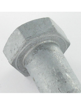 Corps de boulon filetage partiel Tête hexagonale TH M12X40 Classe 8.8 Forte tenue à la corrosion Acier galvanisé à