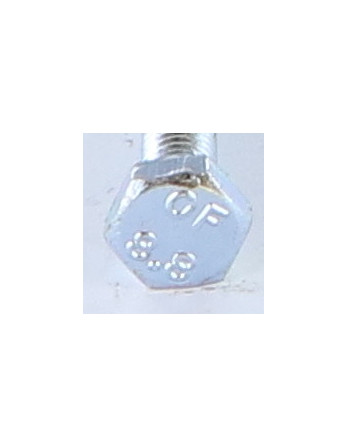 Vis métaux Tête hexagonale TH M10X65 Classe 8.8 Acier zingué
