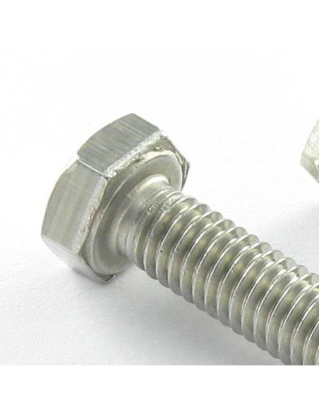 1 x Vis métaux Tête hexagonale TH M6X120 Inox A4