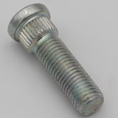 1 x Vis De ROUE Acier zingué M12X60 Filetée sur 42 Pas de 150