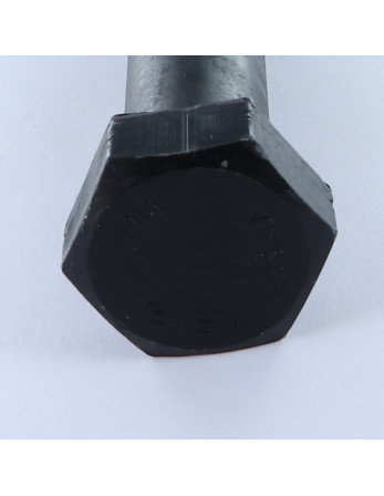 Corps de boulon filetage partiel Tête hexagonale TH M24X250 Classe 8.8 Acier brut