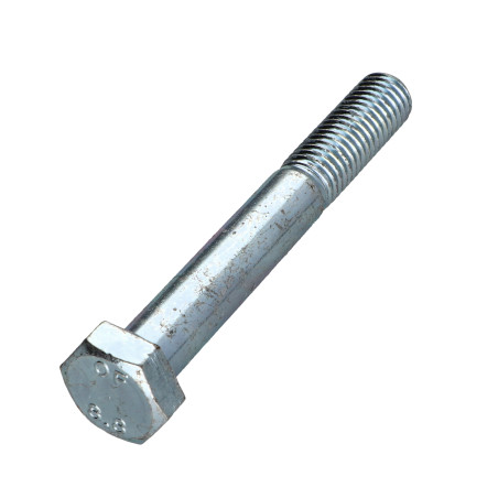 1 x Corps de boulon filetage partiel Tête hexagonale TH M12X90 Classe 8.8 Acier zingué Rouille