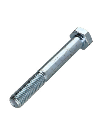 Corps de boulon filetage partiel Tête hexagonale TH M12X90 Classe 8.8 Acier zingué Rouille