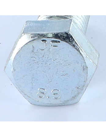 Vis métaux Tête hexagonale TH M14X40 Classe 6.8 Acier zingué