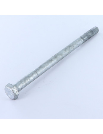 Corps de boulon filetage partiel Tête hexagonale TH M16X180 Classe 8.8 Forte tenue à la corrosion Acier galvanisé
