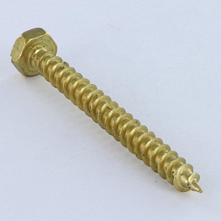 1 x Tirefonds Laiton 6X60 FIL TOTAL T.FEND