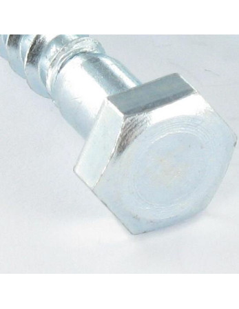 Tirefonds 10X200 Forte tenue à la corrosion Acier galvanisé à chaud