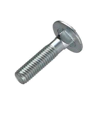TRCC JAPY tête ronde collet carré M8X35 Filetage partiel Classe 8.8 Acier zingué