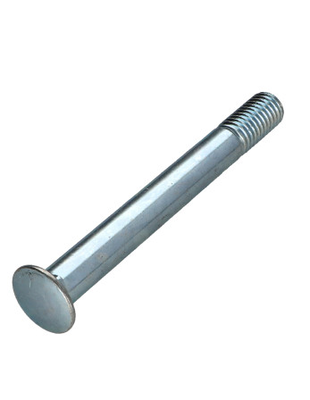 TRCC JAPY tête ronde collet carré M10X90 Filetée sur 20 Filetage partiel K C.B DK17.2 Acier zingué
