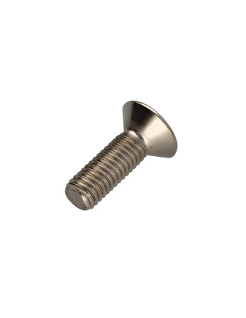 Vis métaux FHC tête fraisée empreinte hexagonale creuse Clé de 5 HC5 M8X25 Filetage total Classe 10.9 Nickel