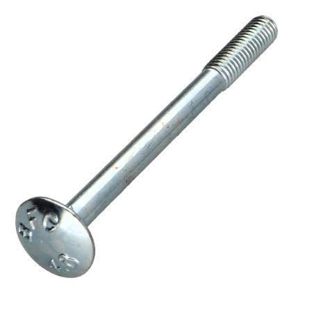 1 x TRCC JAPY tête ronde collet carré M6X70 Filetage partiel Acier zingué
