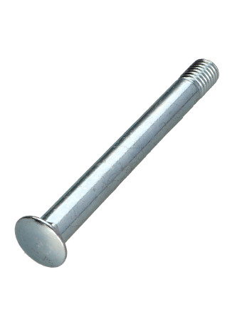 TRCC JAPY tête ronde collet carré M10X94 Filetée sur 14 Filetage partiel K C.B Epaisseur du carré 2.5 Acier