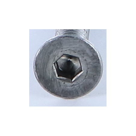 1 x Vis métaux FHC tête fraisée empreinte hexagonale creuse M6X60 Clé de 4 HC4 Acier brut