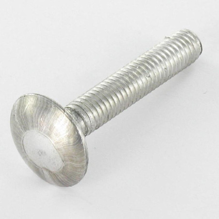 1 x TRCC JAPY tête ronde collet carré M12X260 Filetage total Acier zingué