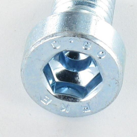 1 x Vis métaux CHC BTR BASSE/TROU Clé de 5 HC5 M6X16 Classe 8.8 Acier zingué