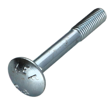 1 x TRCC JAPY tête ronde collet carré M10X155 Filetage partiel Acier zingué