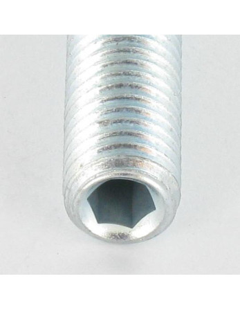 Vis métaux Sans tête six pans creux (sthc) Clé de 3 HC3 M6X12 Bout cuvette Acier zingué