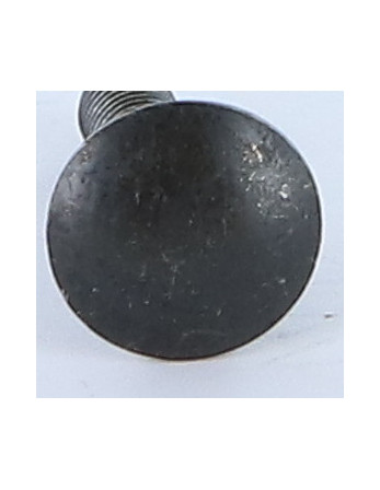 TRCC JAPY tête ronde collet carré M5X20 Filetage total Acier zingué noir