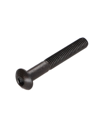 Vis métaux BHC (Tête Bombée Hexagonal creux) M5X45 Filetage partiel Classe 10.9 Clé de 3 HC3 Acier brut
