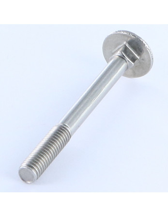 TRCC JAPY tête ronde collet carré M16X260 Filetage partiel Acier zingué