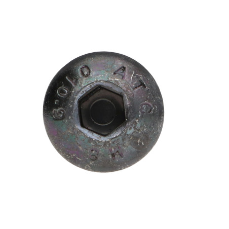 1 x Vis métaux BHC (Tête Bombée Hexagonal creux) M8X40 Filetée sur 32 Classe 10.9 Clé de 5 HC5 Acier brut