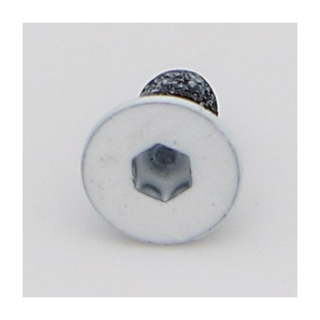 1 x Vis métaux FHC tête fraisée empreinte hexagonale creuse M3X6 Filetage total Classe 10.9 Clé de 2 HC2 Acier brut