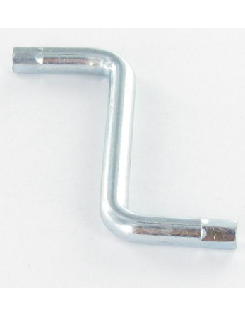 Clé Forme Z Pour Clé de 4 HC4 Longueur total 48 Acier zingué