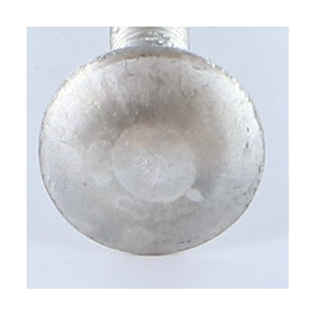 1 x TRCC JAPY tête ronde collet carré M7X40 Pas de 100 Filetage total Aluminium