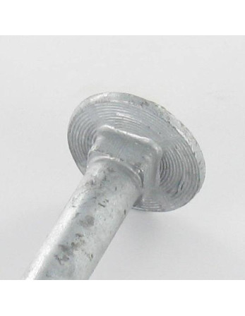 Boulon (vendu avec Ecrou) TRCC JAPY tête ronde collet carré M16X180 Filetage partiel Forte tenue à la corrosion