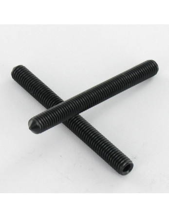Vis métaux Sans tête six pans creux (sthc) Clé de 3 HC3 M6X20 Bout pointeau Acier zingué noir