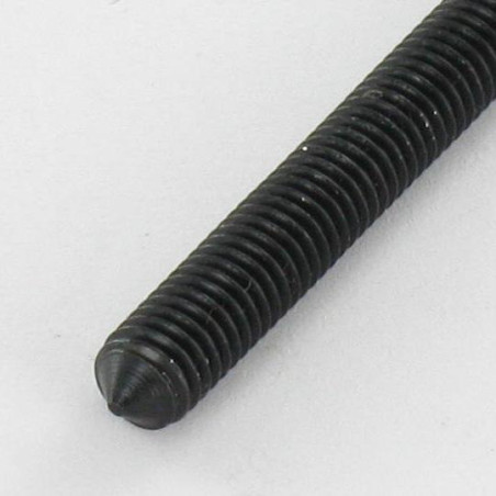 1 x Vis métaux Sans tête six pans creux (sthc) Clé de 3 HC3 M6X20 Bout pointeau Acier zingué noir