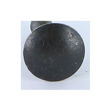 1 x TRCC JAPY tête ronde collet carré M6X16 Filetage total Acier zingué noir