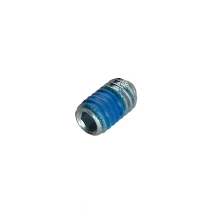1 x Vis métaux Sans tête six pans creux (sthc) Clé de 3 HC3 M6X10 Bout cuvette Acier zingué Frein filet