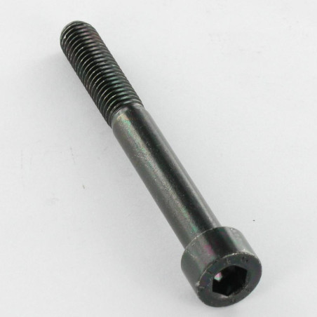 1 x Vis métaux CHC BTR M8X70 Filetée sur 28 Classe 8.8 Clé de 6 HC6 Acier zingué noir