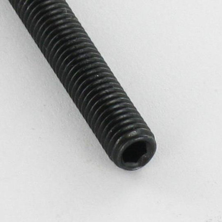 1 x Vis métaux Sans tête six pans creux (sthc) Clé de 2.5 HC2.5 M5X20 Bout pointeau Acier zingué noir
