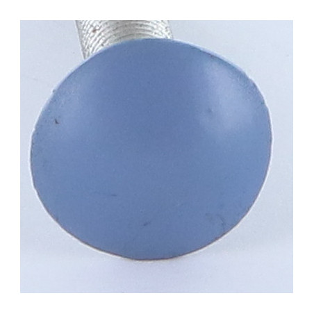 1 x TRCC JAPY tête ronde collet carré M7X40 Pas de 100 Filetage total Aluminium RAL5014 30%B