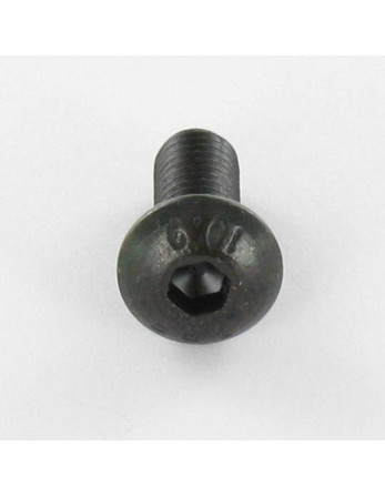 Vis métaux BHC (Tête Bombée Hexagonal creux) M8X80 Filetage total Classe 10.9 Clé de 5 HC5 Acier brut