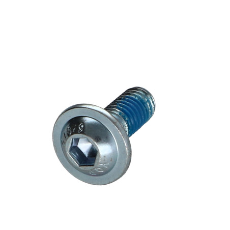 1 x Vis métaux Tête ronde large Hexagonal creux Embase collerette Clé de 4 HC4 M6X16 Classe 10.9 ZG+FRF