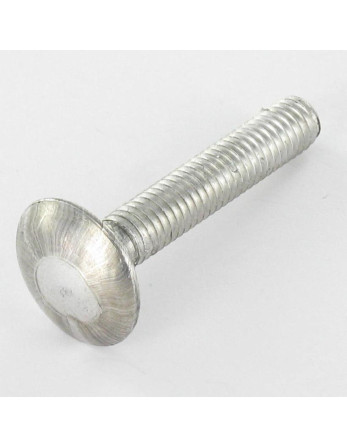 TRCC JAPY tête ronde collet carré M5X30 Filetage total Acier zingué