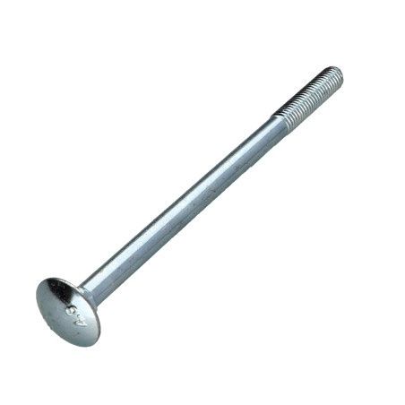 1 x TRCC JAPY tête ronde collet carré M12X200 Filetage partiel Acier zingué