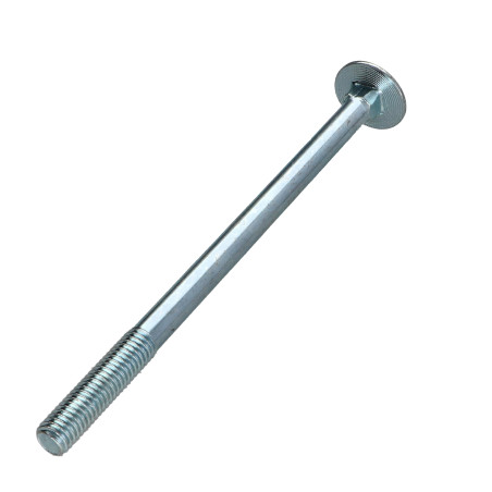 1 x TRCC JAPY tête ronde collet carré M12X200 Filetage partiel Acier zingué