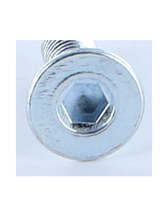 Vis métaux FHC tête fraisée empreinte hexagonale creuse M6X20 Clé de 4 HC4 Acier zingué