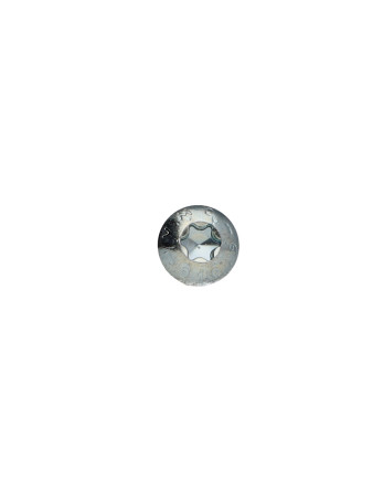 Vis métaux Tête bombée TORX T20 M4X8 Classe 10.9 Acier zingué