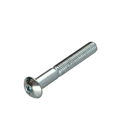 1 x Vis métaux BHC (Tête Bombée Hexagonal creux) M5X30 Filetage partiel Classe 10.9 Clé de 3 HC3 Acier zingué