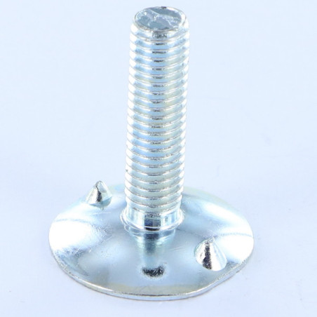 1 x Vis métaux Tête fraisée M8X30 Filetée sur 20 2 PICOTS Acier zingué Classe 6.8