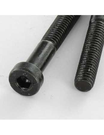 Vis métaux CHC BTR Clé de 2 HC2 M3X6 Filetage total Classe 10.9 Tête basse Acier brut microvis