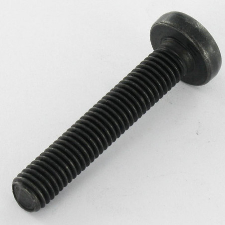 1 x Vis métaux Tête bombée TORX T40 M8X45 Classe 10.9 Acier brut zingué nickel noir 480 hbs sans rouille rouge - Noir